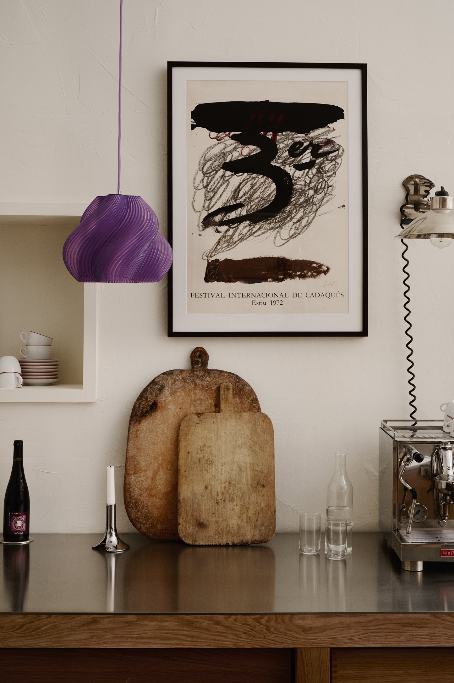 Soft Serve Pendant 02 - Lavender Sorbet