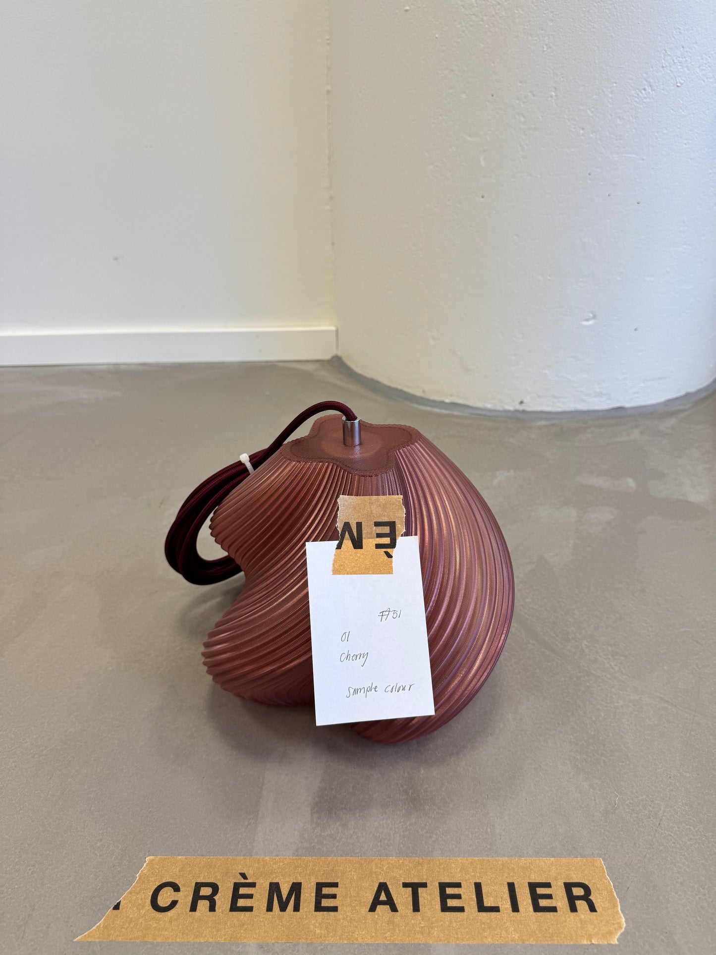 #51 Soft Serve Lamp Pendant 01 - Cherry - 20% off Archive