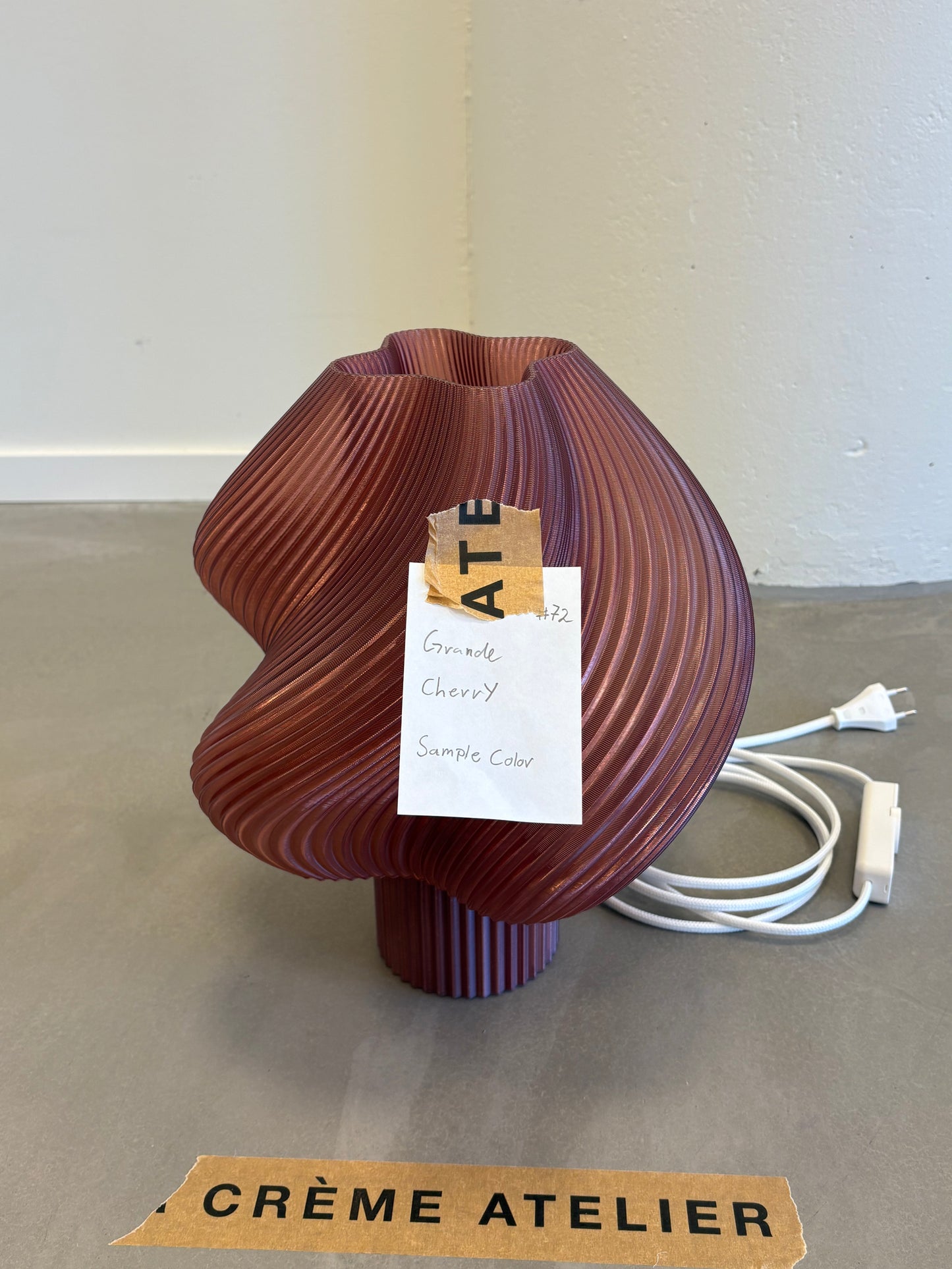 #72 Soft Serve Lamp Grande Cherry - 20% off Archive