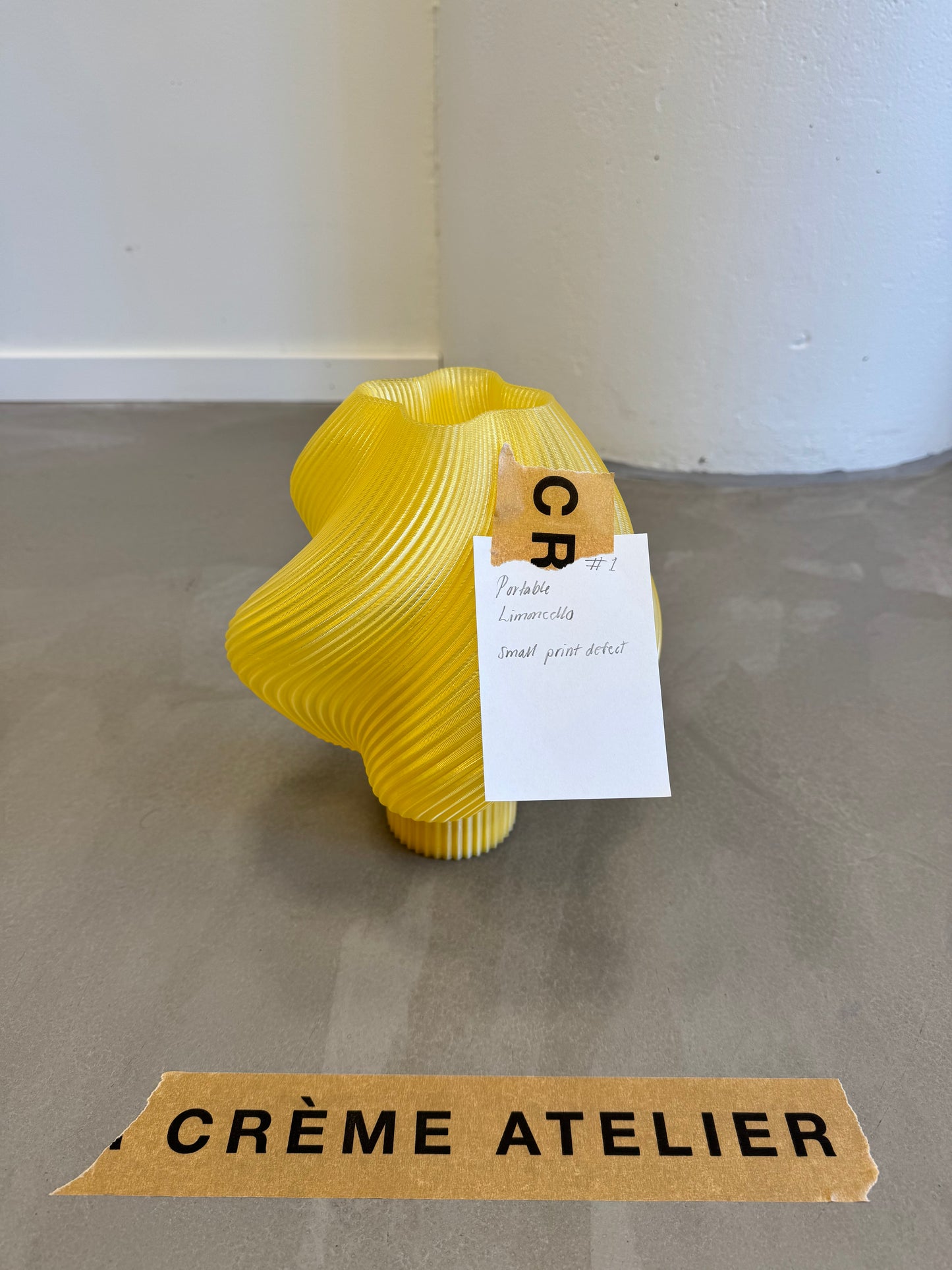 #01 Soft Serve Lamp Portable - Limoncello - 40% off Archive