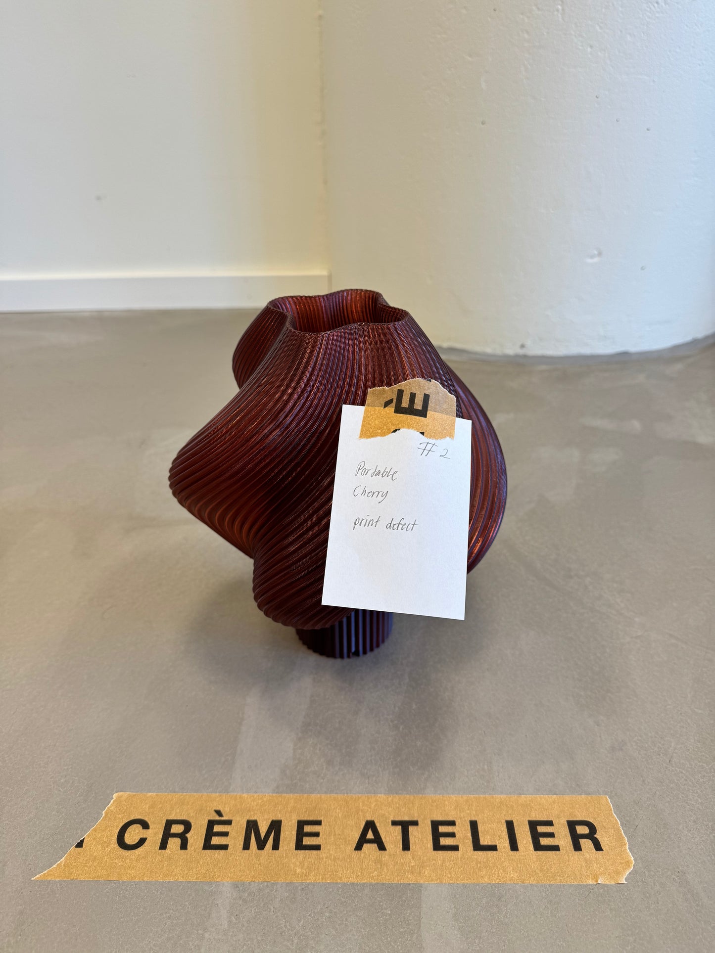 #02 Soft Serve Lamp Portable - Cherry - 40% off Archive