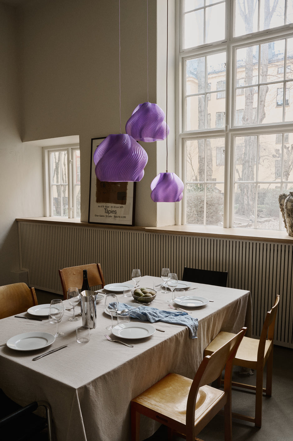 Soft Serve Pendant 01 - Lavender Sorbet