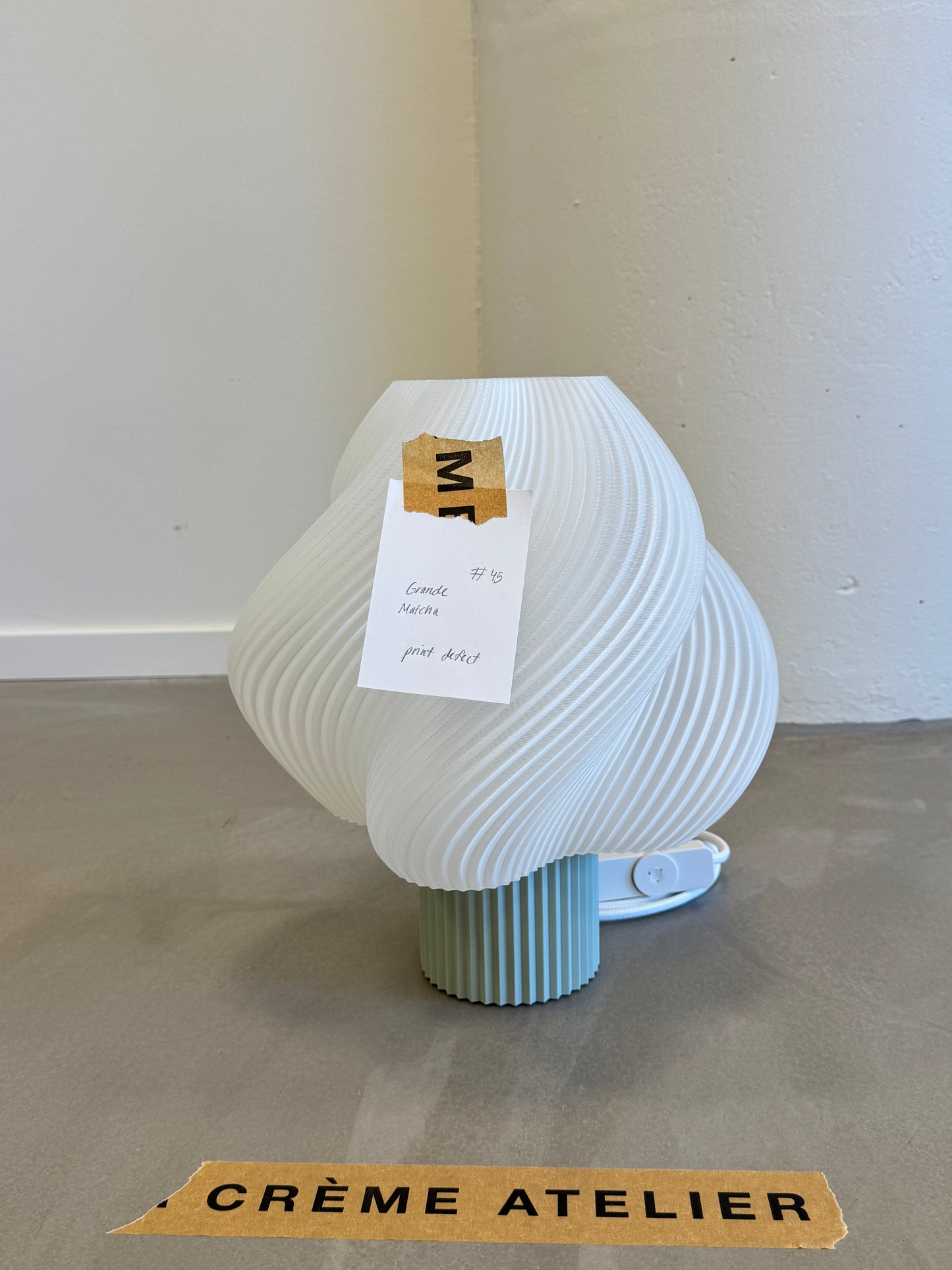 #45 Soft Serve Lamp Grande -  Matcha - 30% off Archive