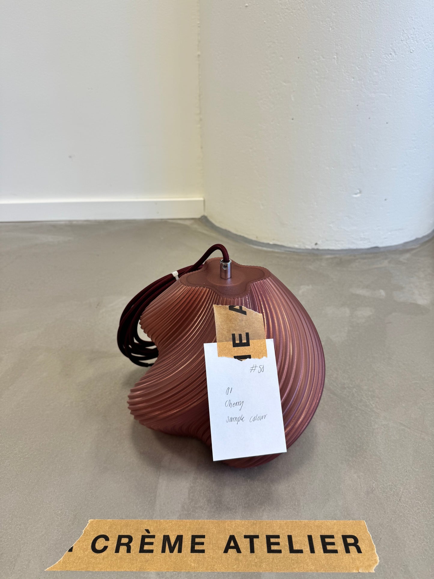 #50 Soft Serve Lamp Pendant 01 - Cherry - 20% off Archive