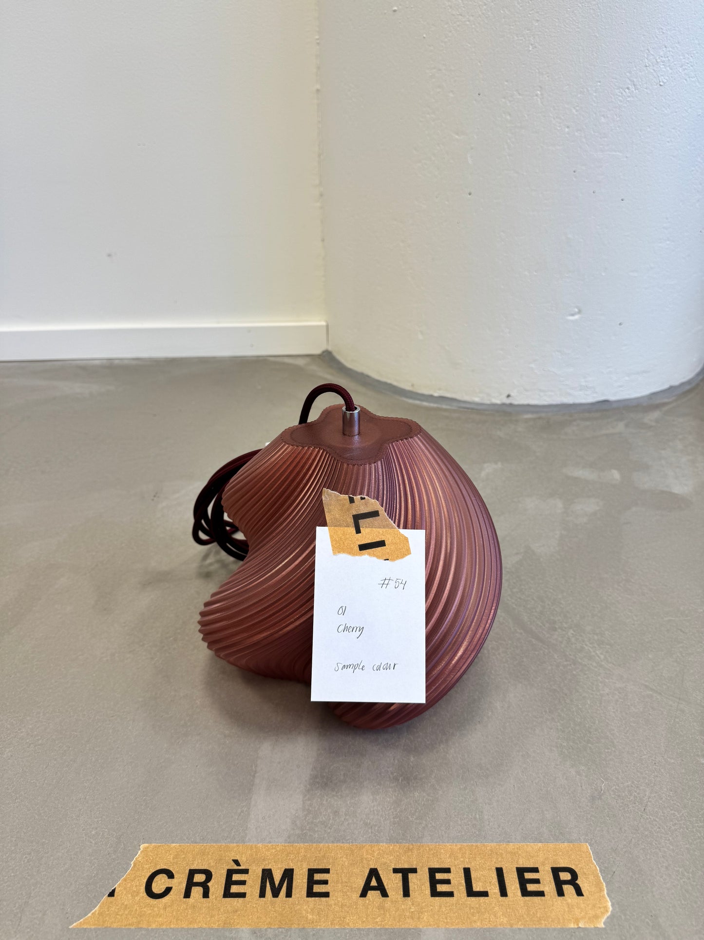 #54 Soft Serve Lamp Pendant 01 - Cherry - 20% off Archive