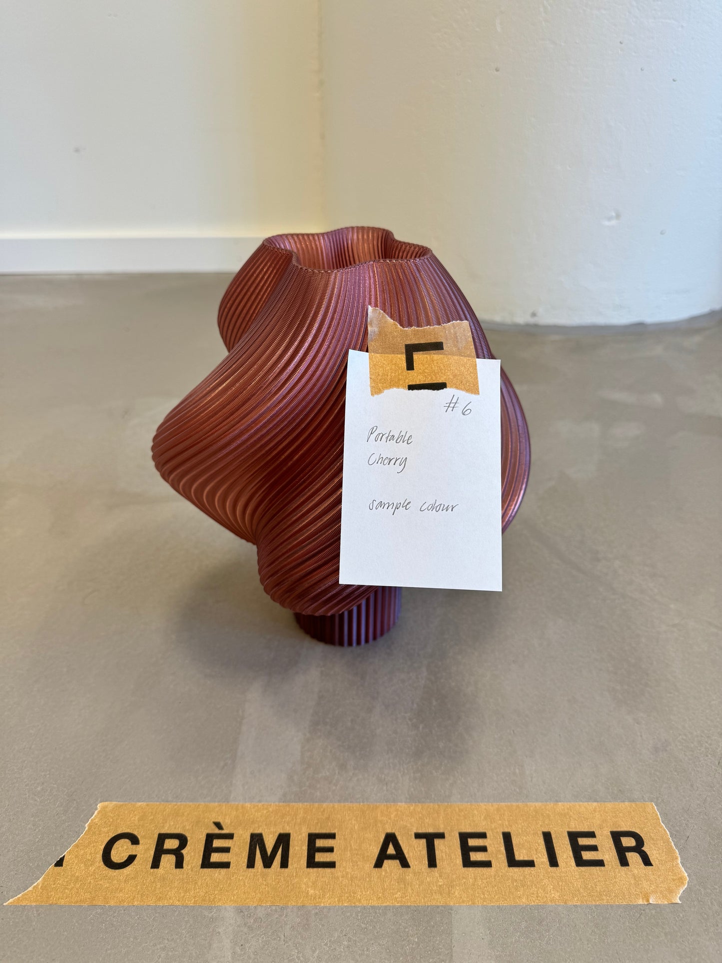 #06 Soft Serve Lamp Portable - Cherry - 20% off Archive