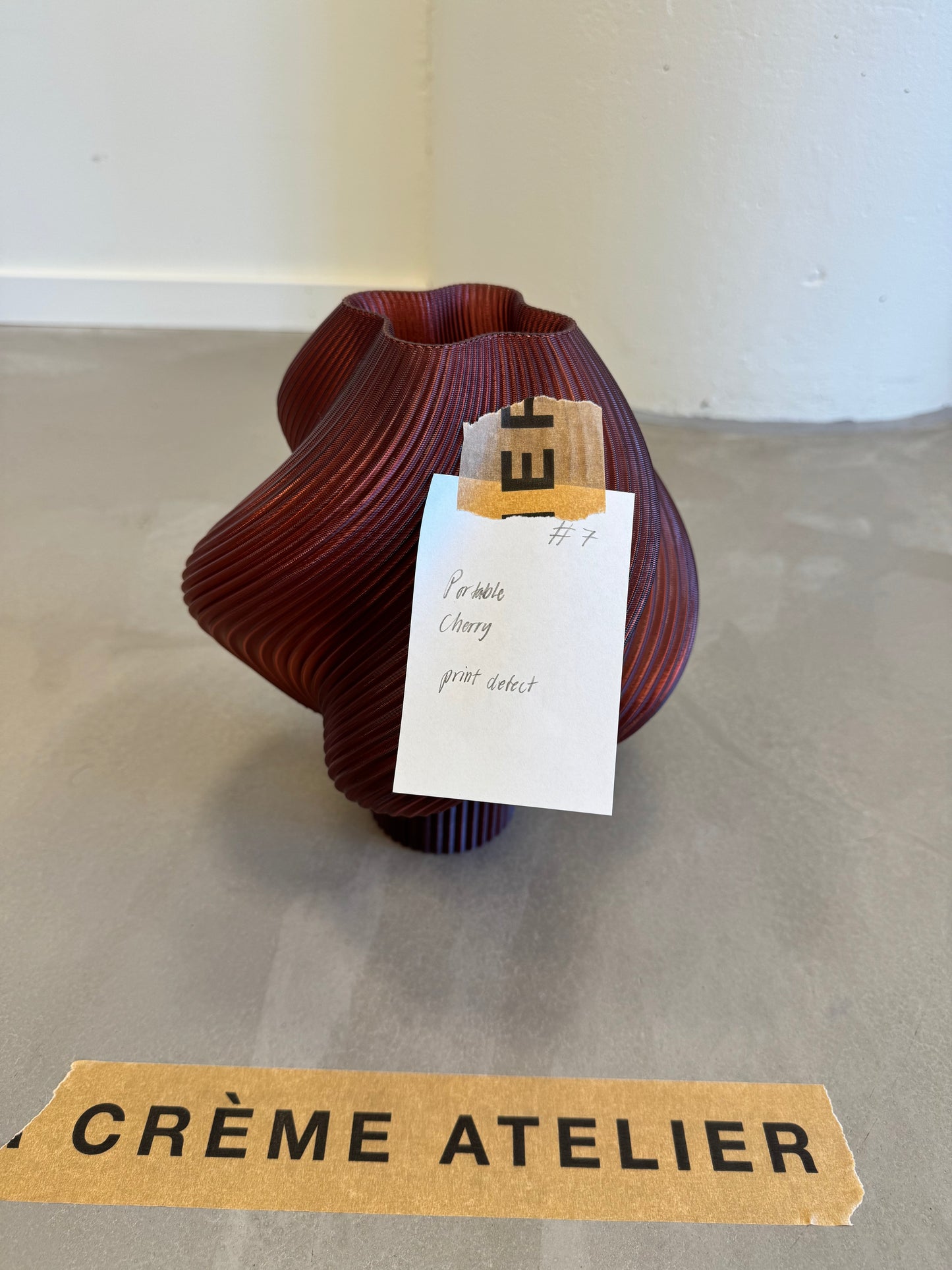 #07 Soft Serve Lamp Portable - Cherry - 30% off Archive