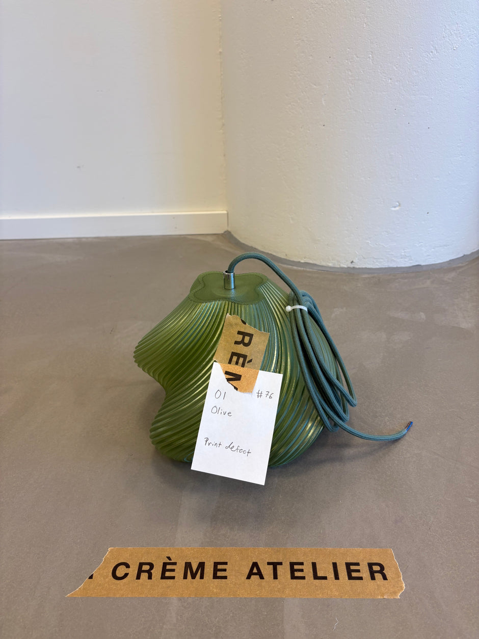 #76 Soft Serve Lamp Pendant 01 Olive - 30% off Archive