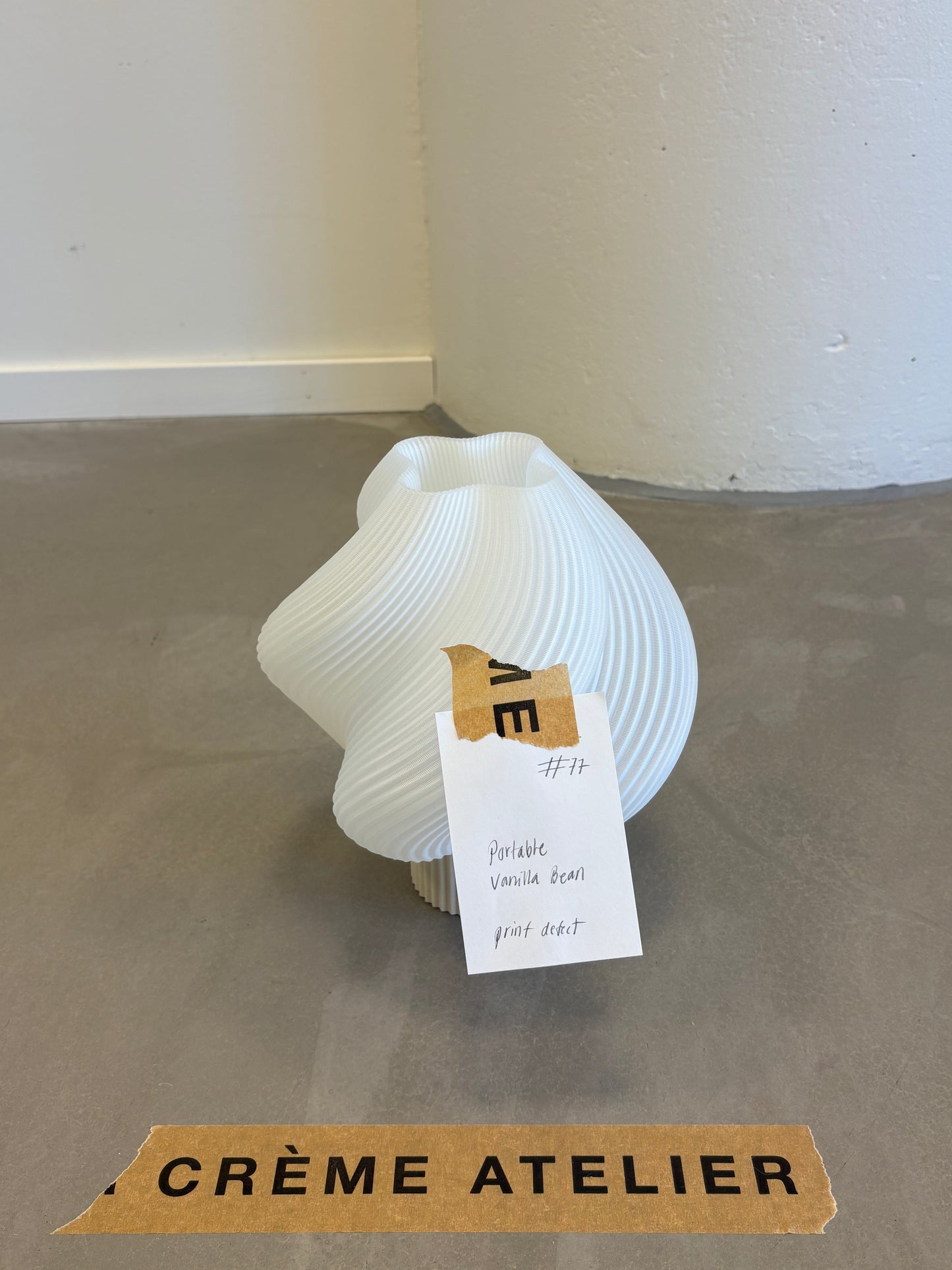 #77 Soft Serve Lamp Portable Vanilla bean - 30% off Archive