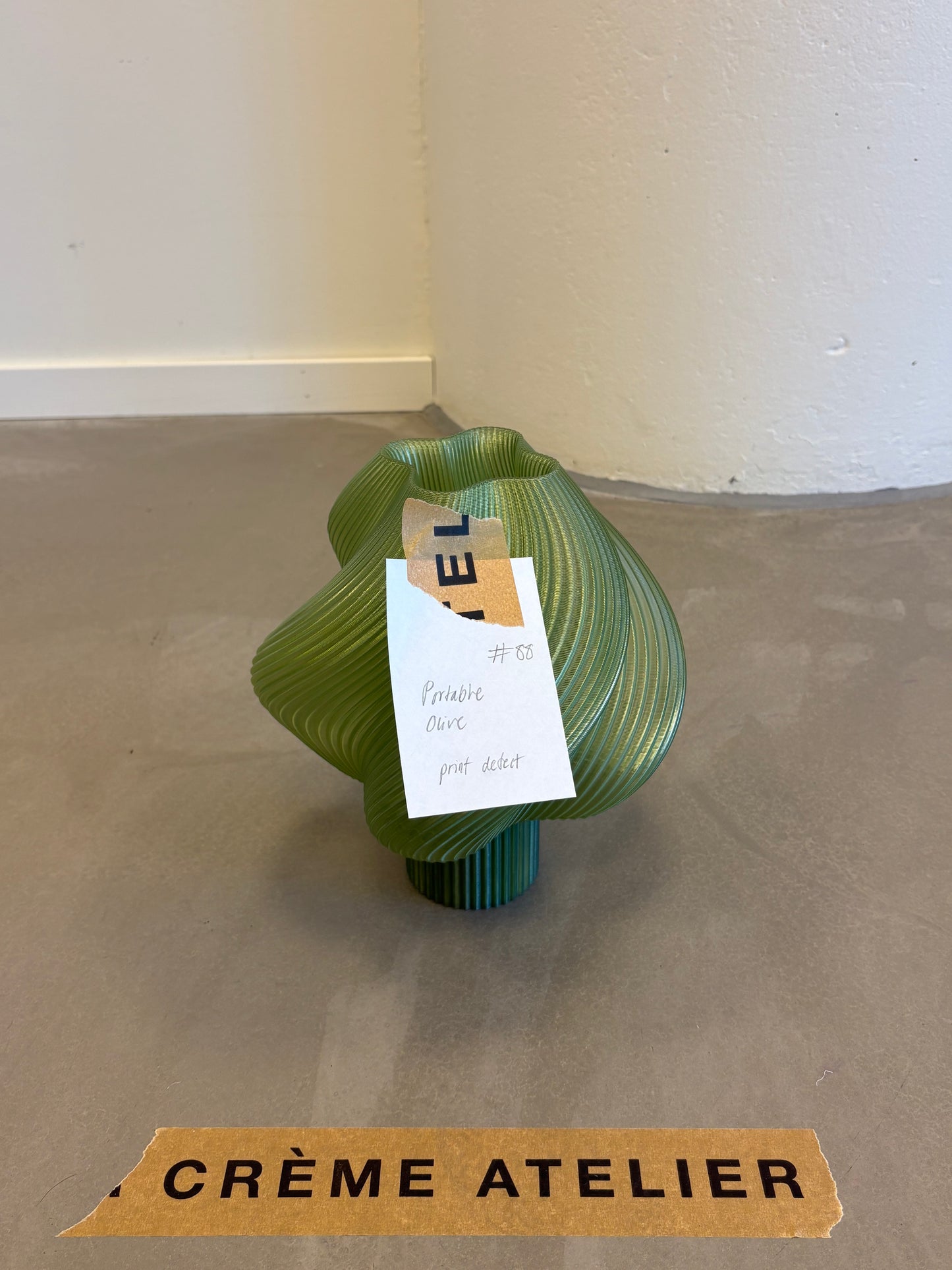 #102 Soft Serve Lamp Portable Olive - 40% off Archive