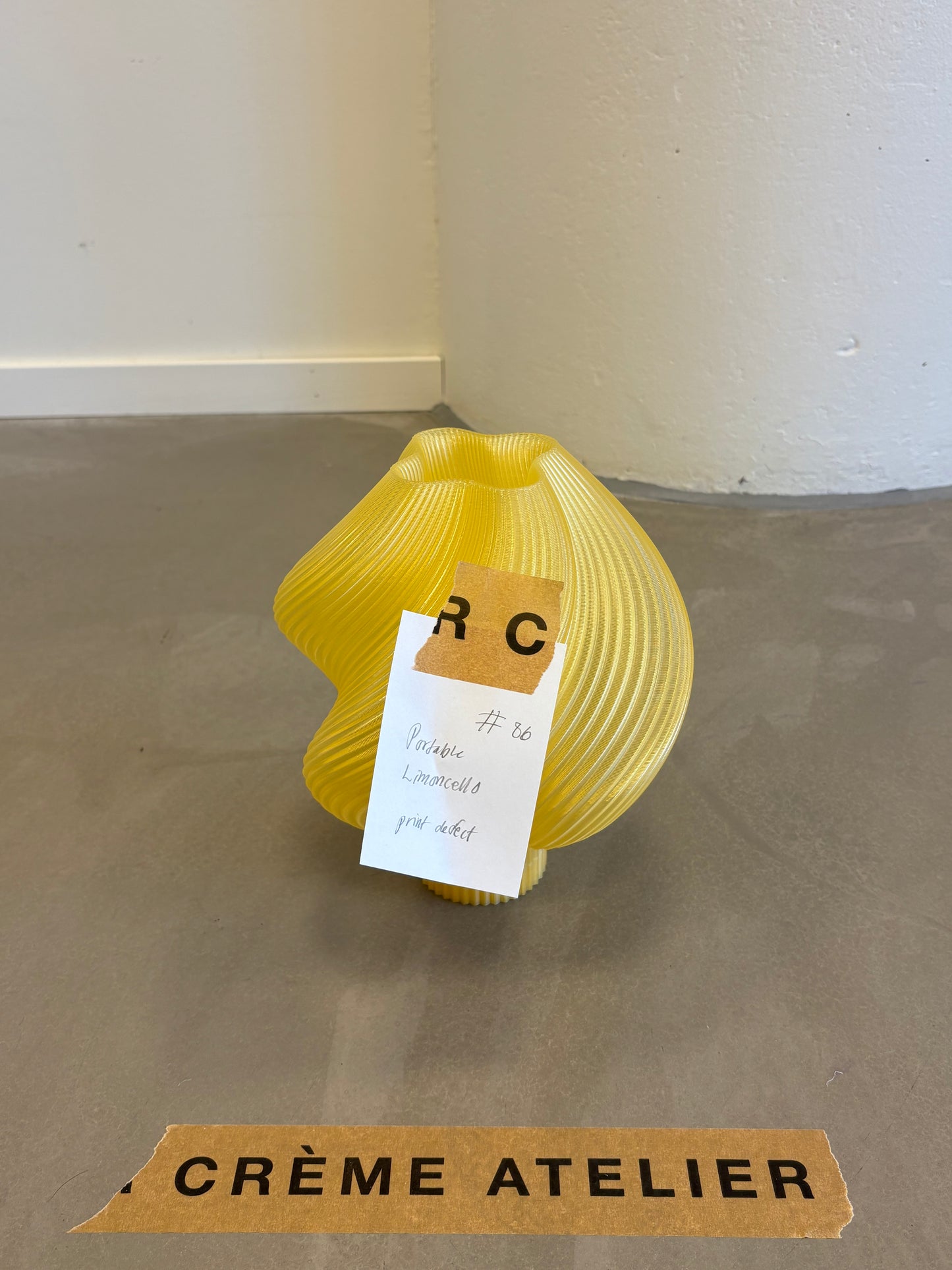 #86 Soft Serve Lamp Portable Limoncello - 40% off Archive