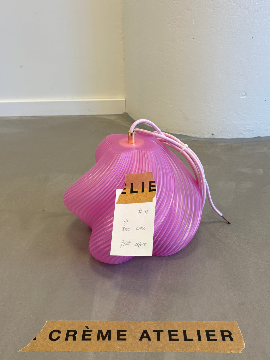 #91 Soft Serve Lamp Pendant 01 Rose - 40% off Archive