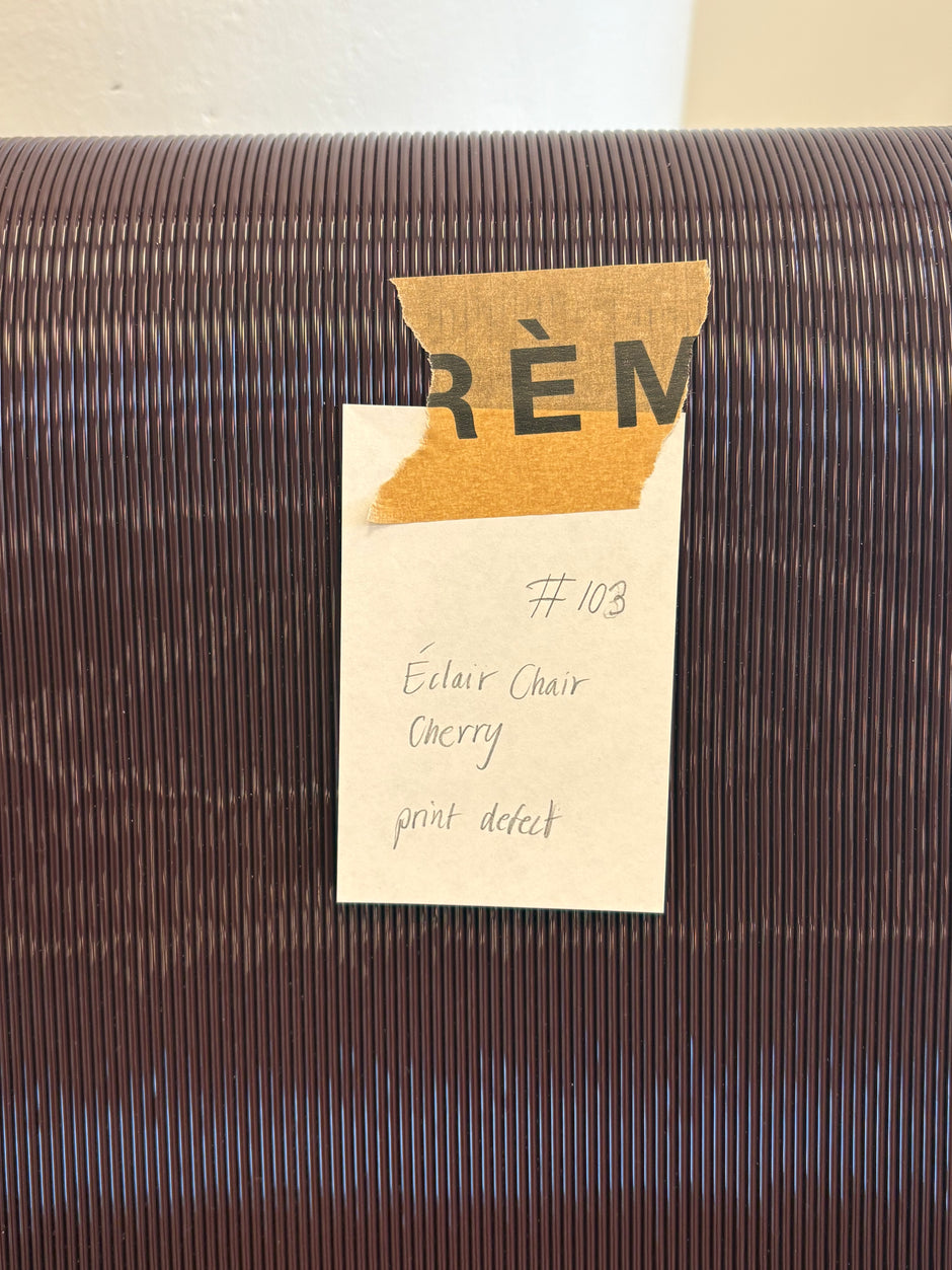 #103 Éclair Chair - Cherry - 40% off Archive