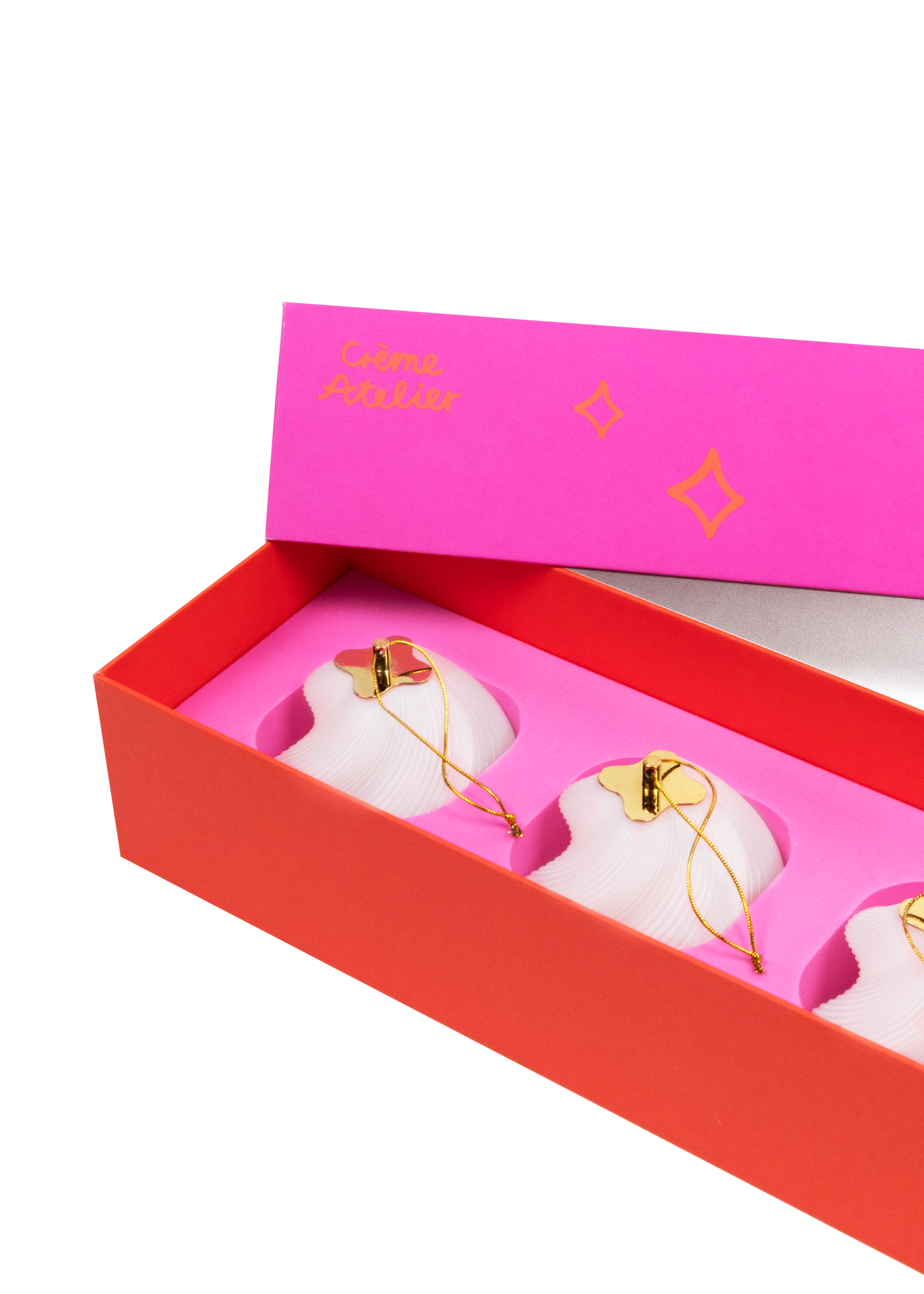 Soft Serve Ornament - Set of 3