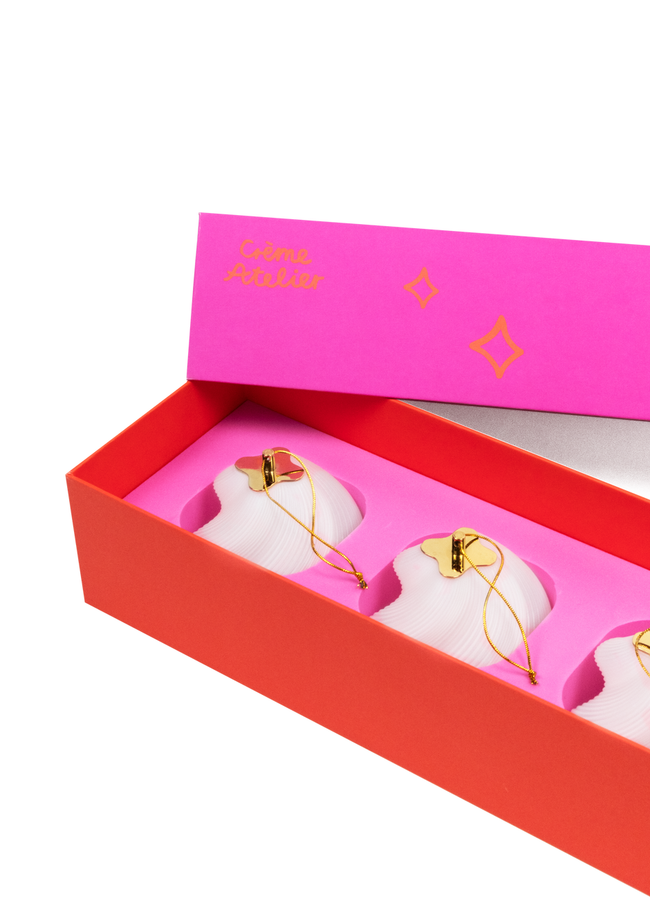 Soft Serve Ornament - Set of 3