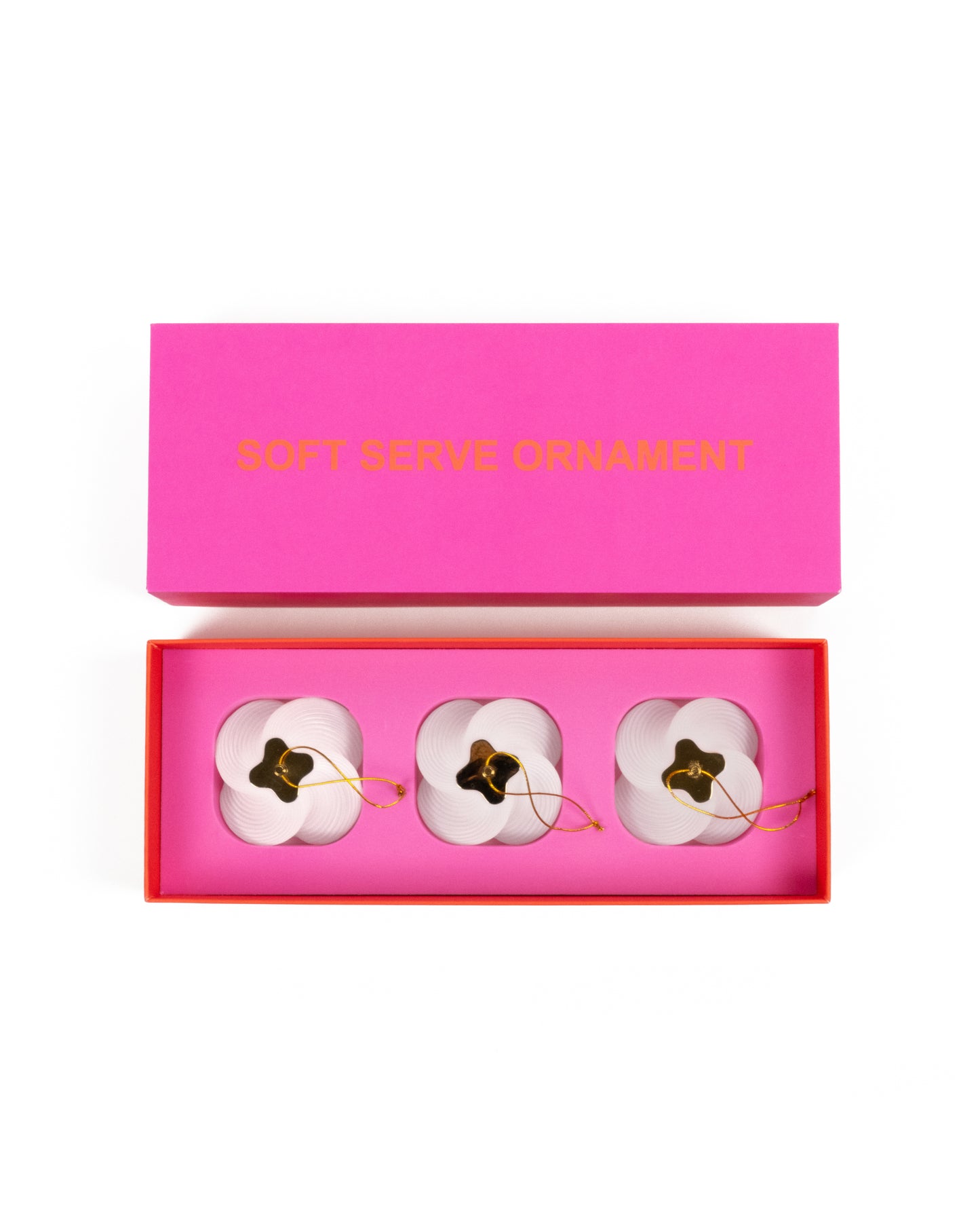 Soft Serve Ornament - Set of 3