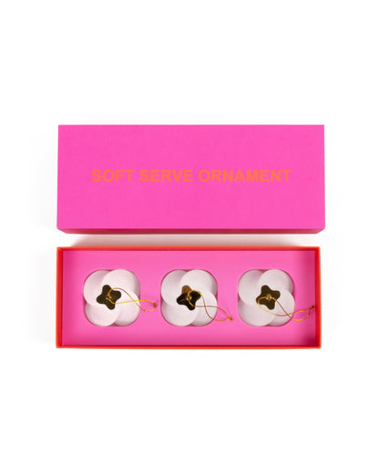 Soft Serve Ornament - Set of 3
