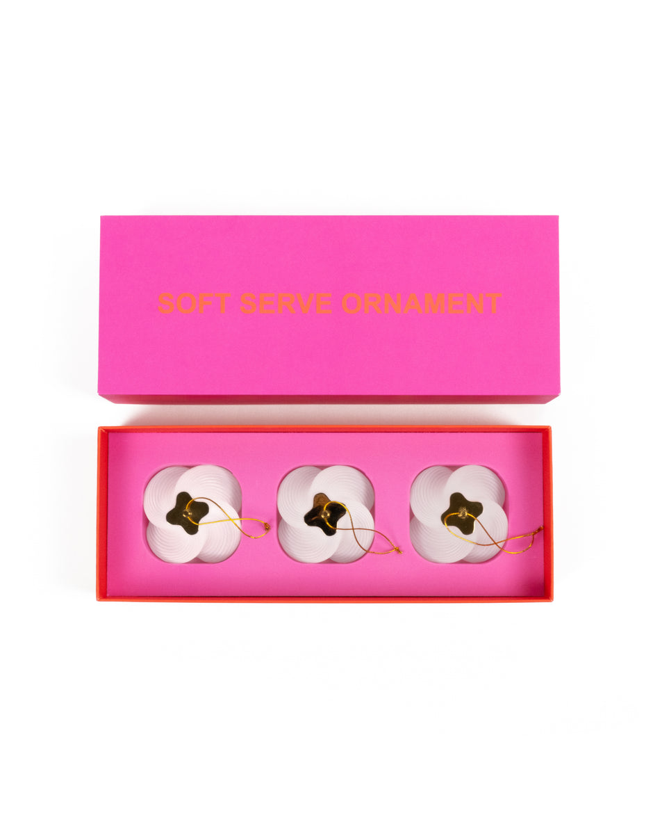 Soft Serve Ornament - Set of 3